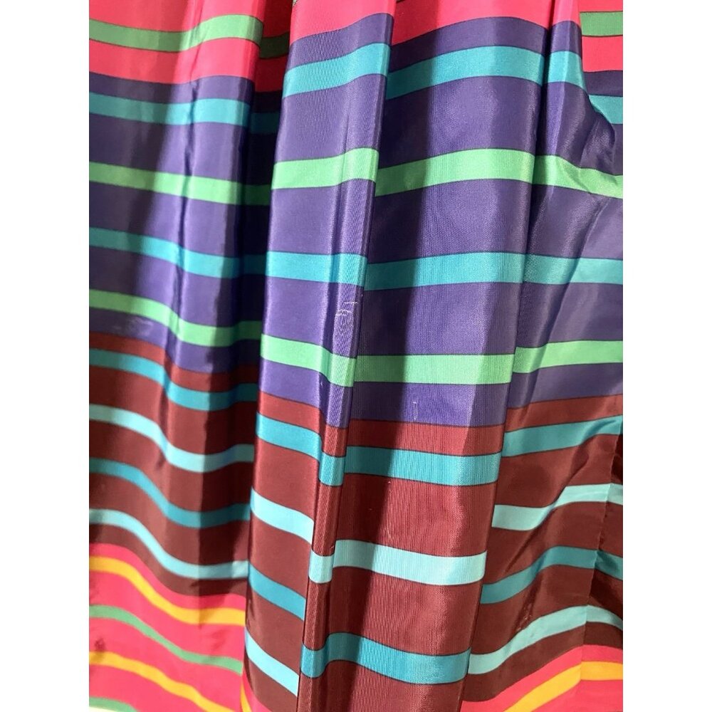 Tommy Hilfiger Girls Colorful Striped‎ Flare Dress Sleeveless 10 - Party Wedding - Picture 9 of 11